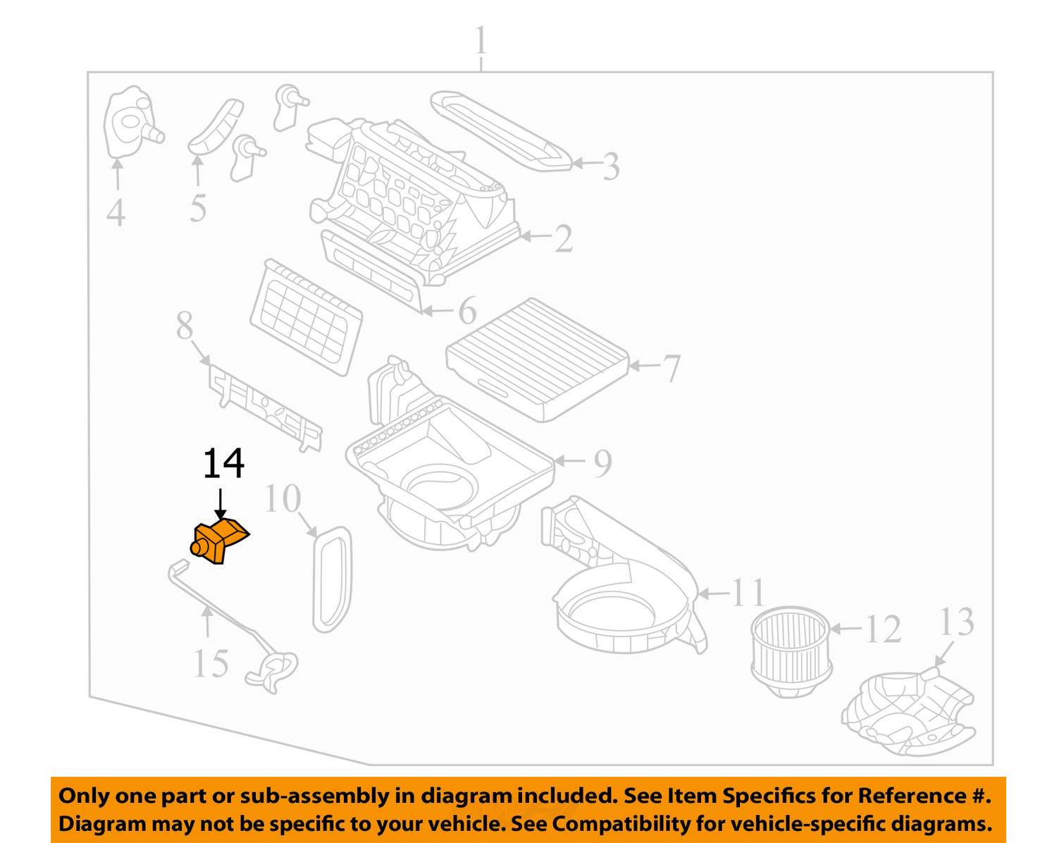 KIA OEM 2014 Sedona Blower MotorResistor 971154H000