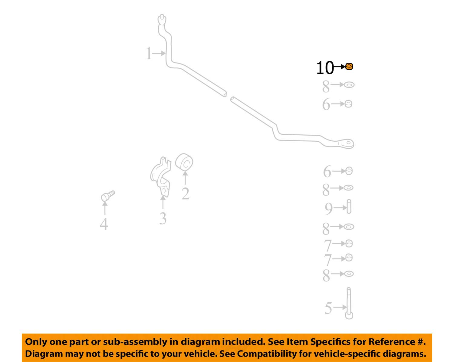NISSAN OEM Stabilizer Sway Bar-Rear 562304W900