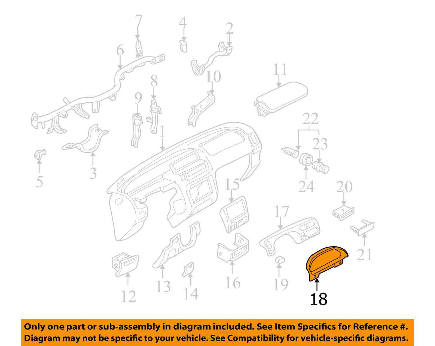 NISSAN OEM 98-01 Frontier Instrument Panel Dash-Cluster ... 98 nissan frontier instrument cluster wiring diagram 