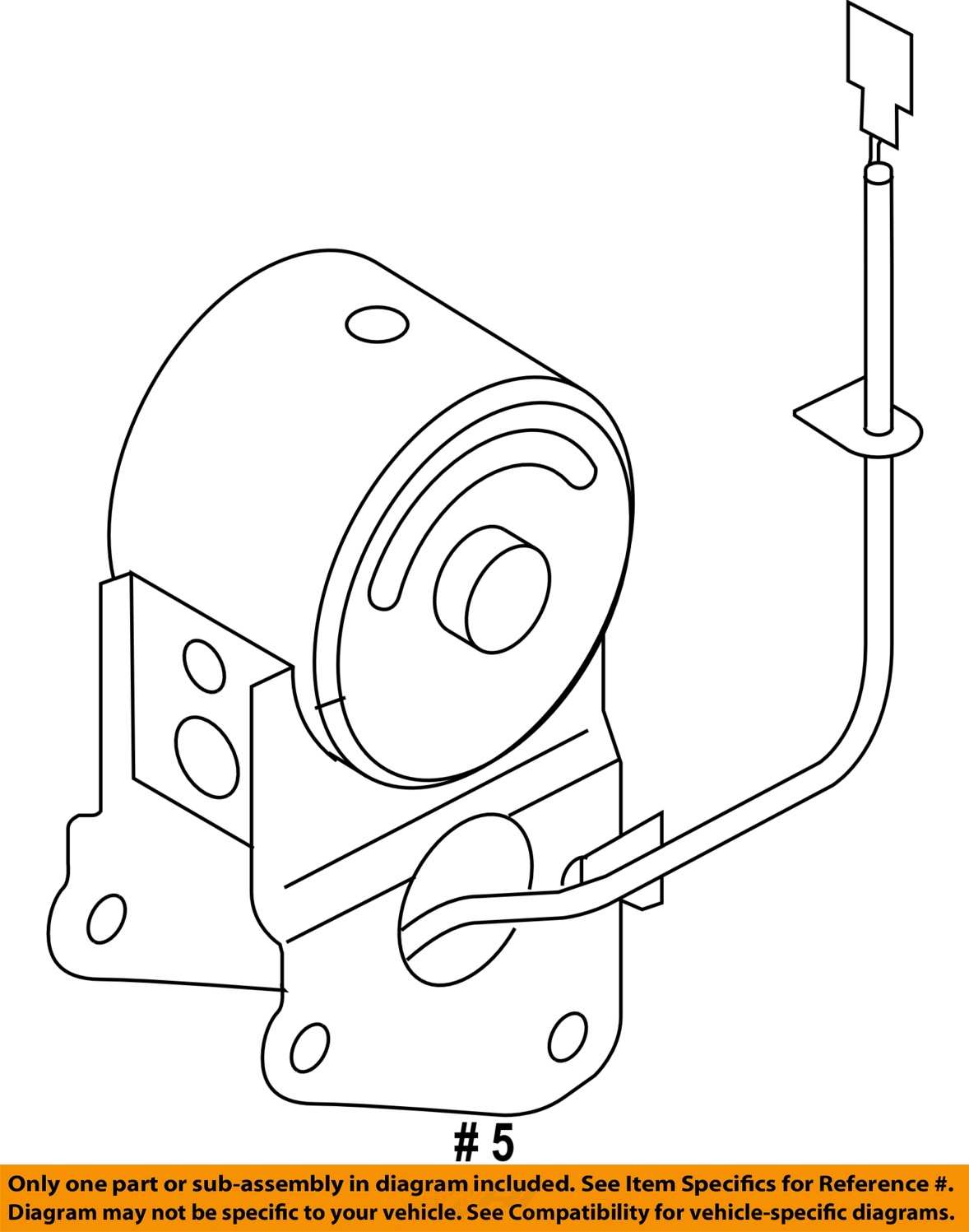 NISSAN OEM 11270CN20B 0307 MuranoEngine Torque Strut Mount 11270