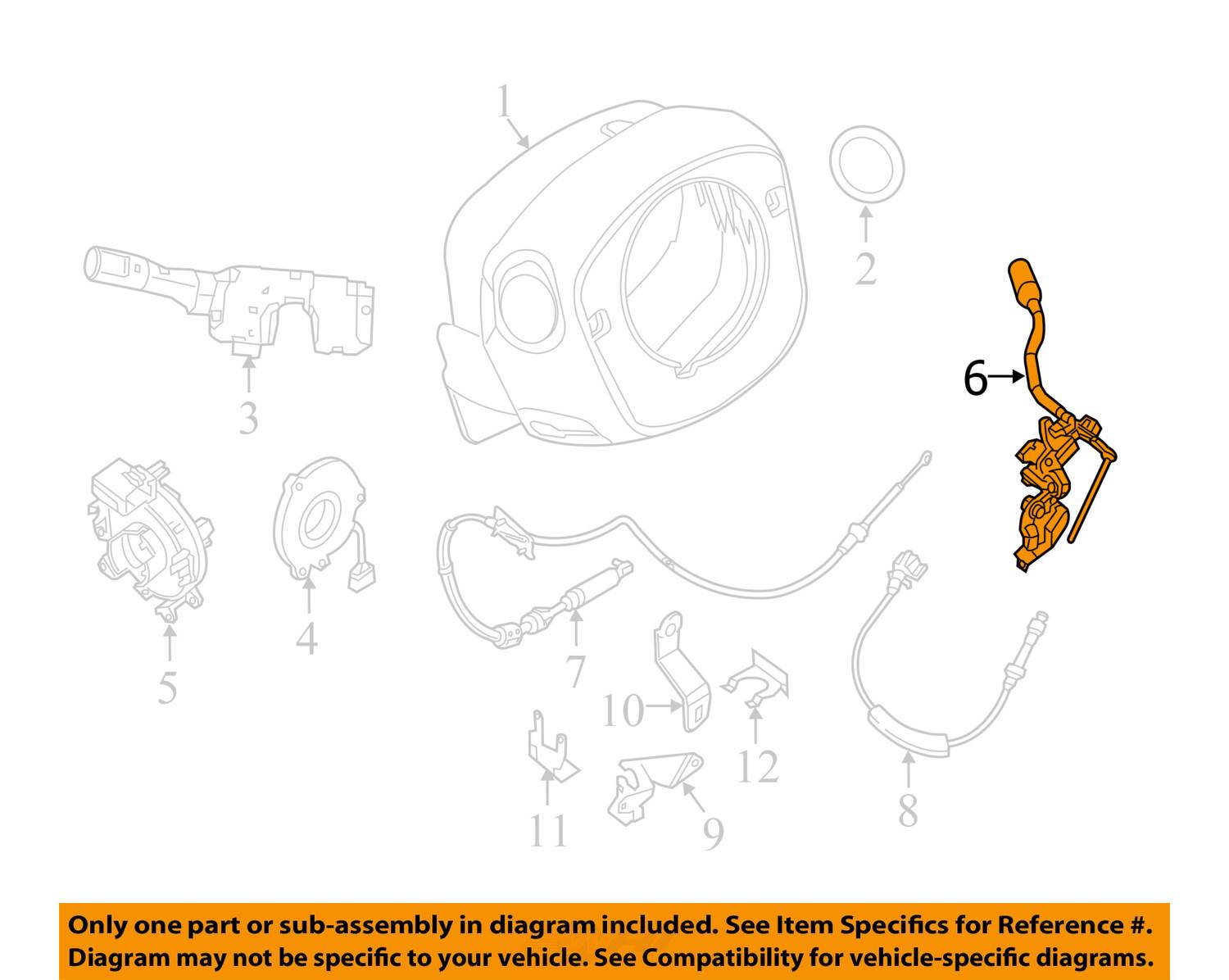NISSAN OEM 1216 NV3500 Steering ColumnShifter Assembly 341011PA0A eBay