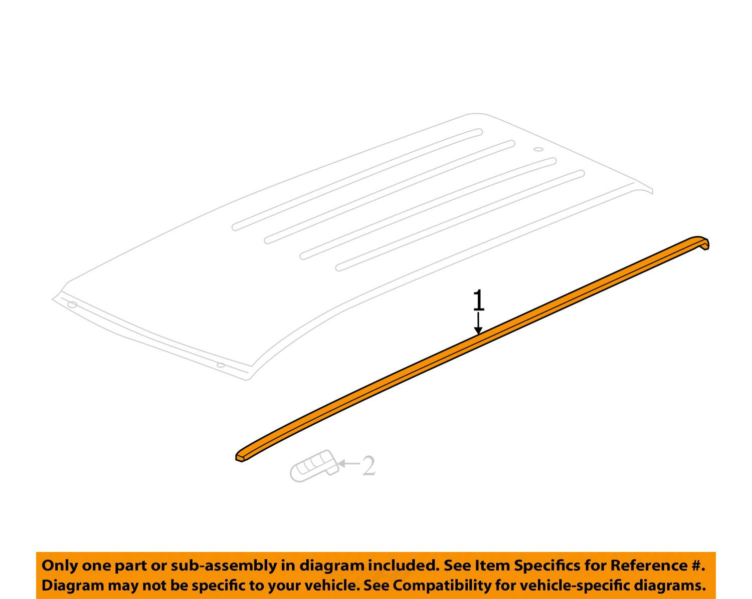 HONDA OEM 1116 OdysseyRoof Molding Trim Right 74306TK8A01