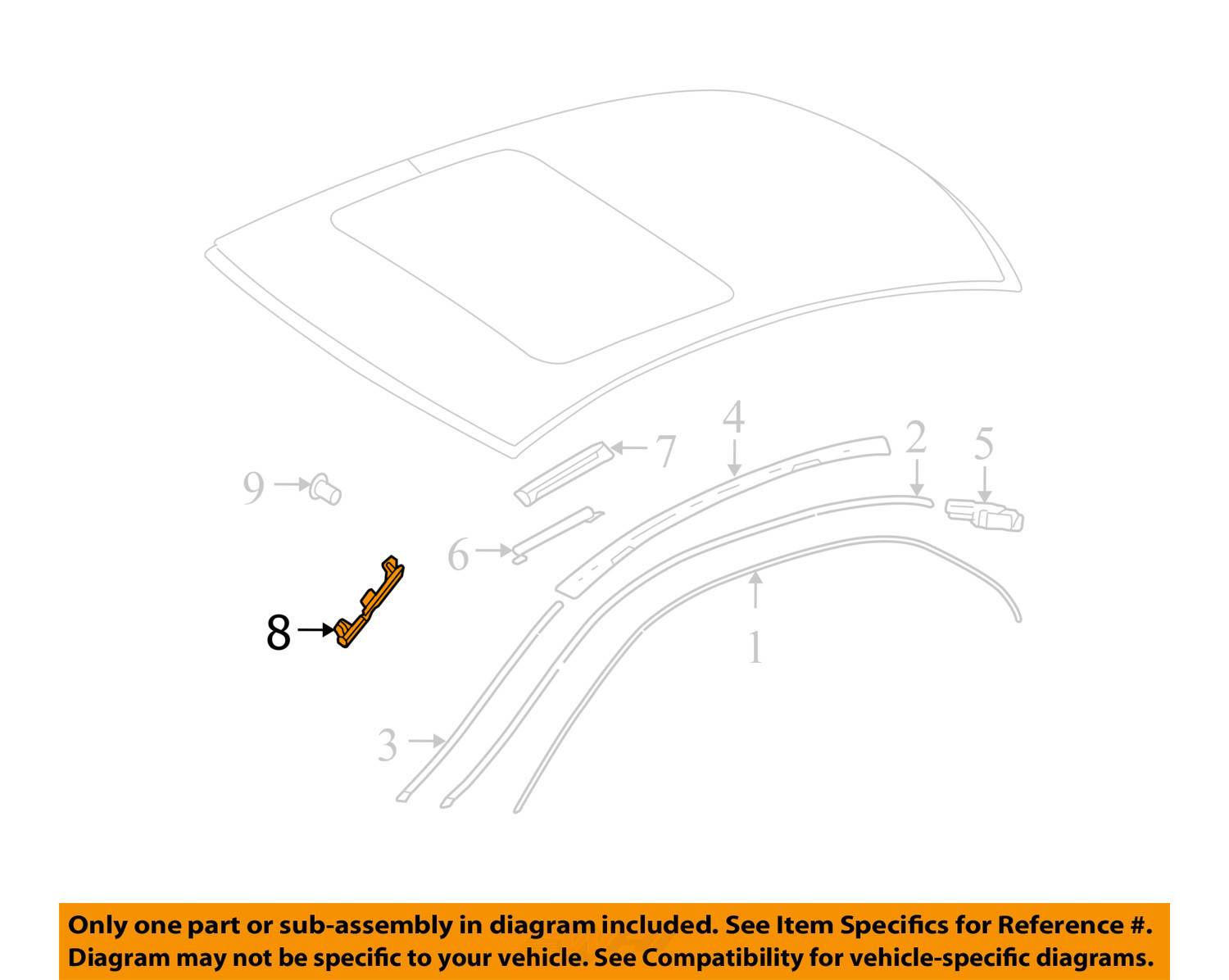 MERCEDES OEM 1016 E350 RoofDrip Molding Clip 0019910270 eBay