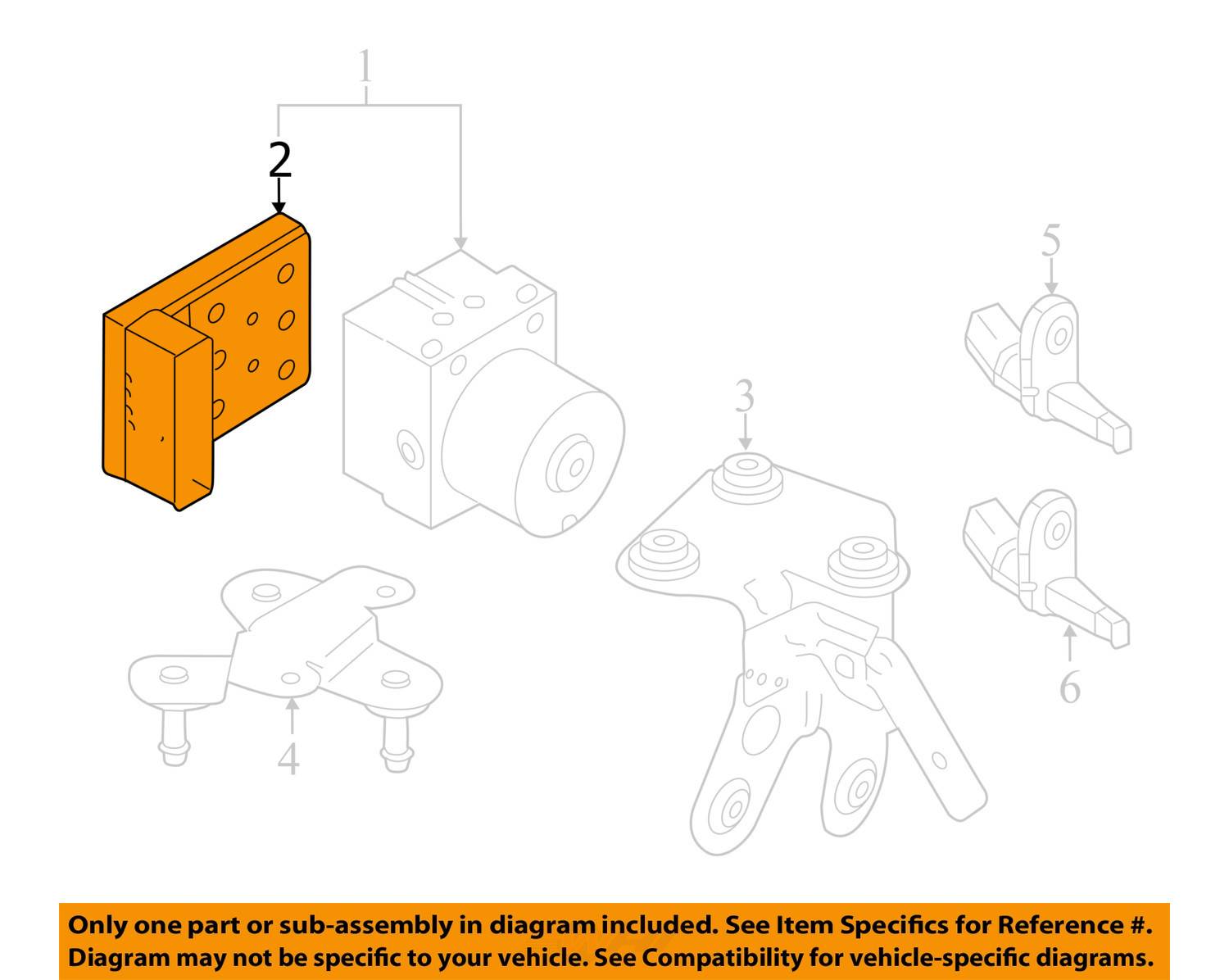 VW VOLKSWAGEN OEM Jetta ABS AntiLock Brake SystemControl Module