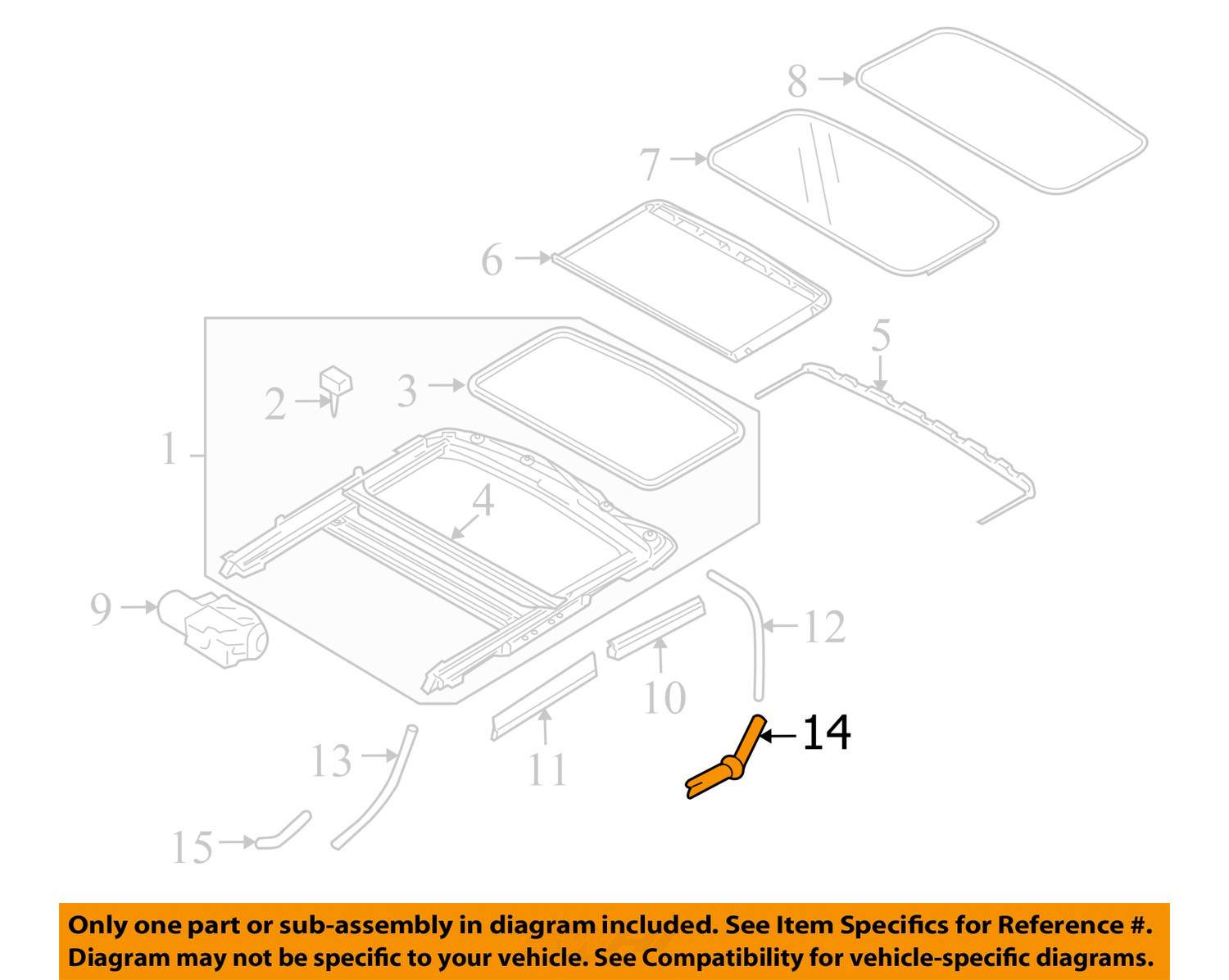 VOLVO OEM 0813 C30 SunroofDrain Valve 31371033 eBay