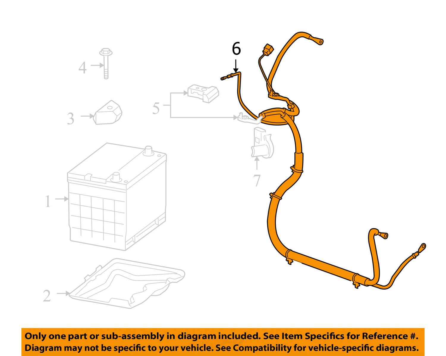 Chevrolet GM OEM 0611 Impala BatteryNegative Cable 19115413 eBay