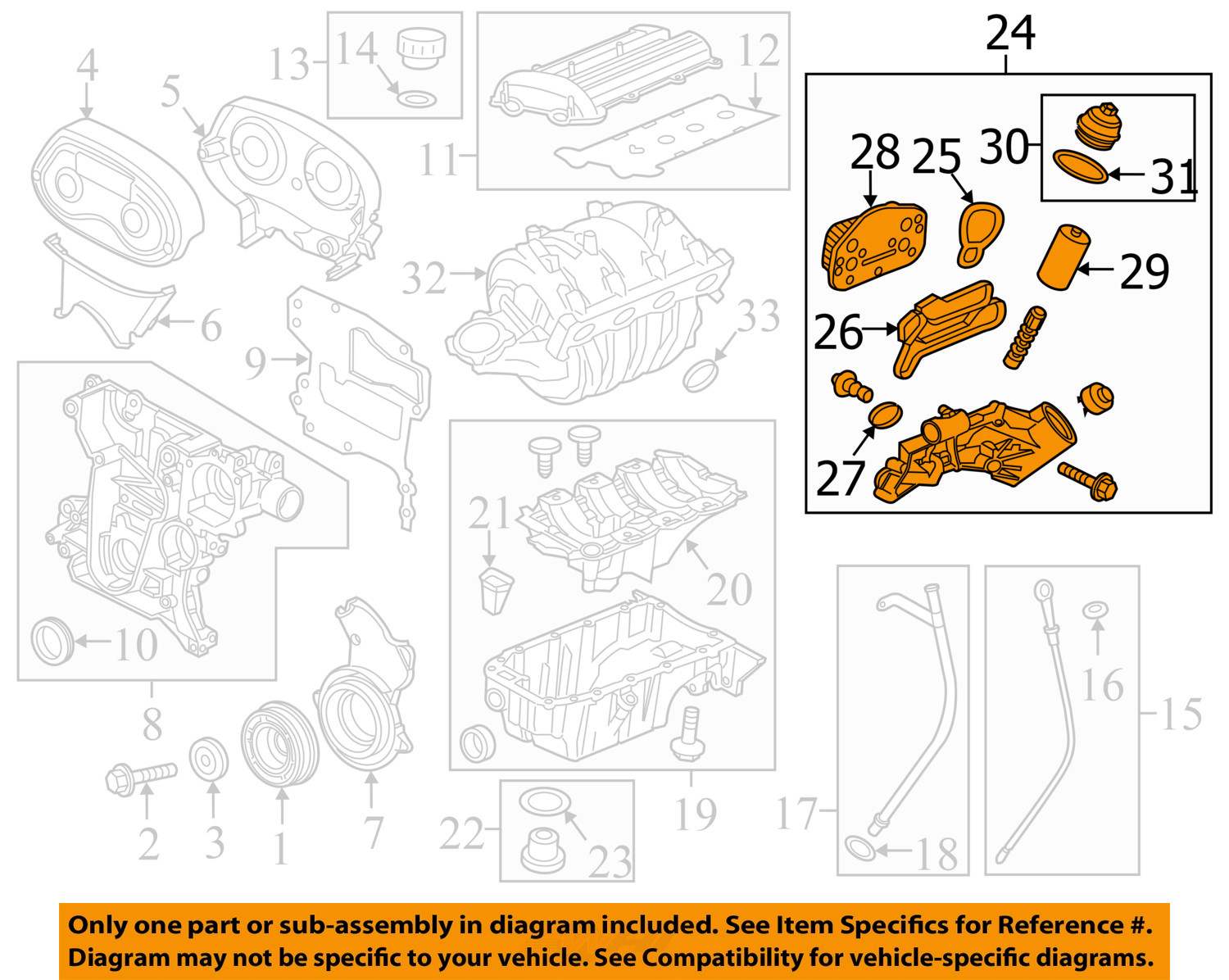 20112015 CRUZE 1315 SONIC OIL FILTER HOUSING NEW GM 93186324 eBay