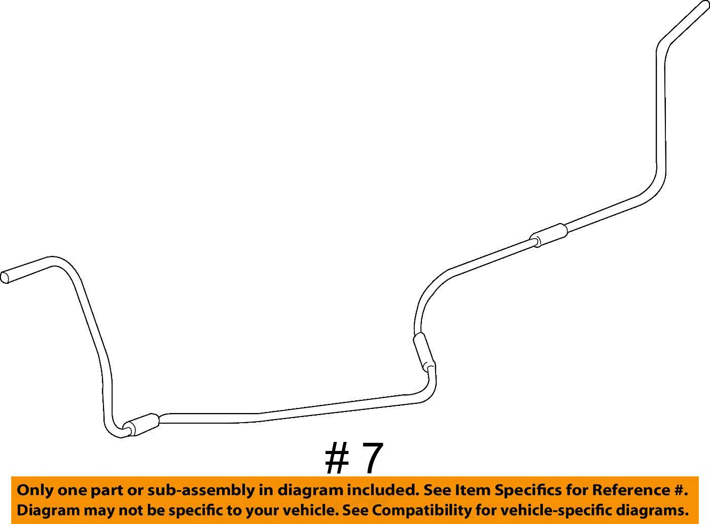 GM OEM Brake Hydraulic Line 12548430 eBay