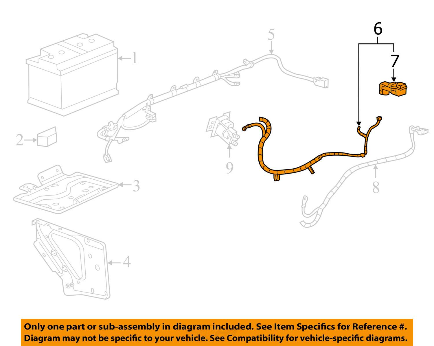GM OEM BatteryPositive Cable 22783692 eBay