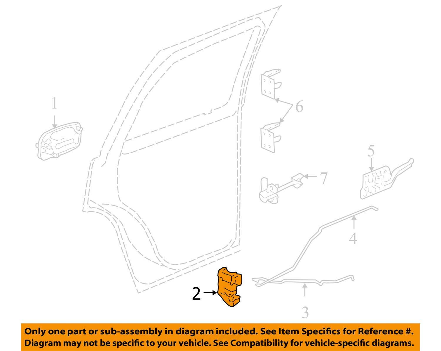 SILVERADO SIERRA TAHOE YUKON PASSENGER REAR DOOR LATCH ... 2006 gmc sierra door diagram 