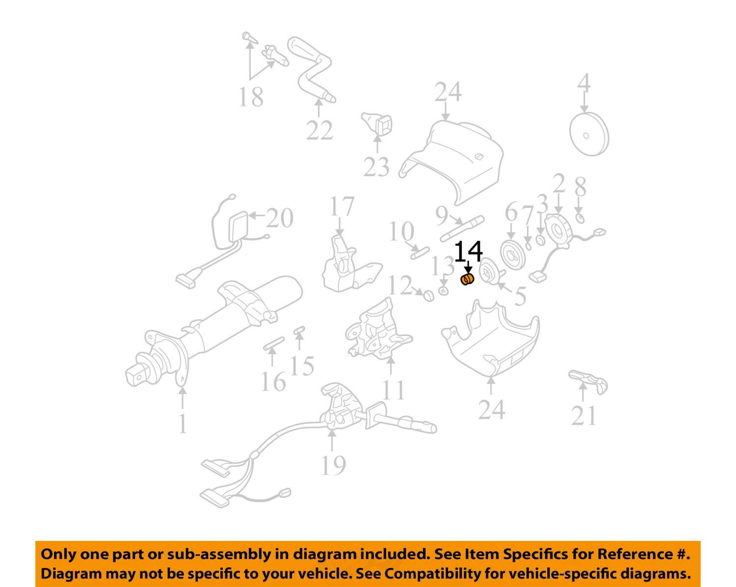 GM OEM Steering ColumnSpring 26055299 eBay