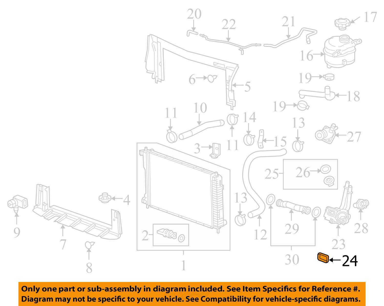 GM OEM RadiatorThermostat Housing Seal 90537471