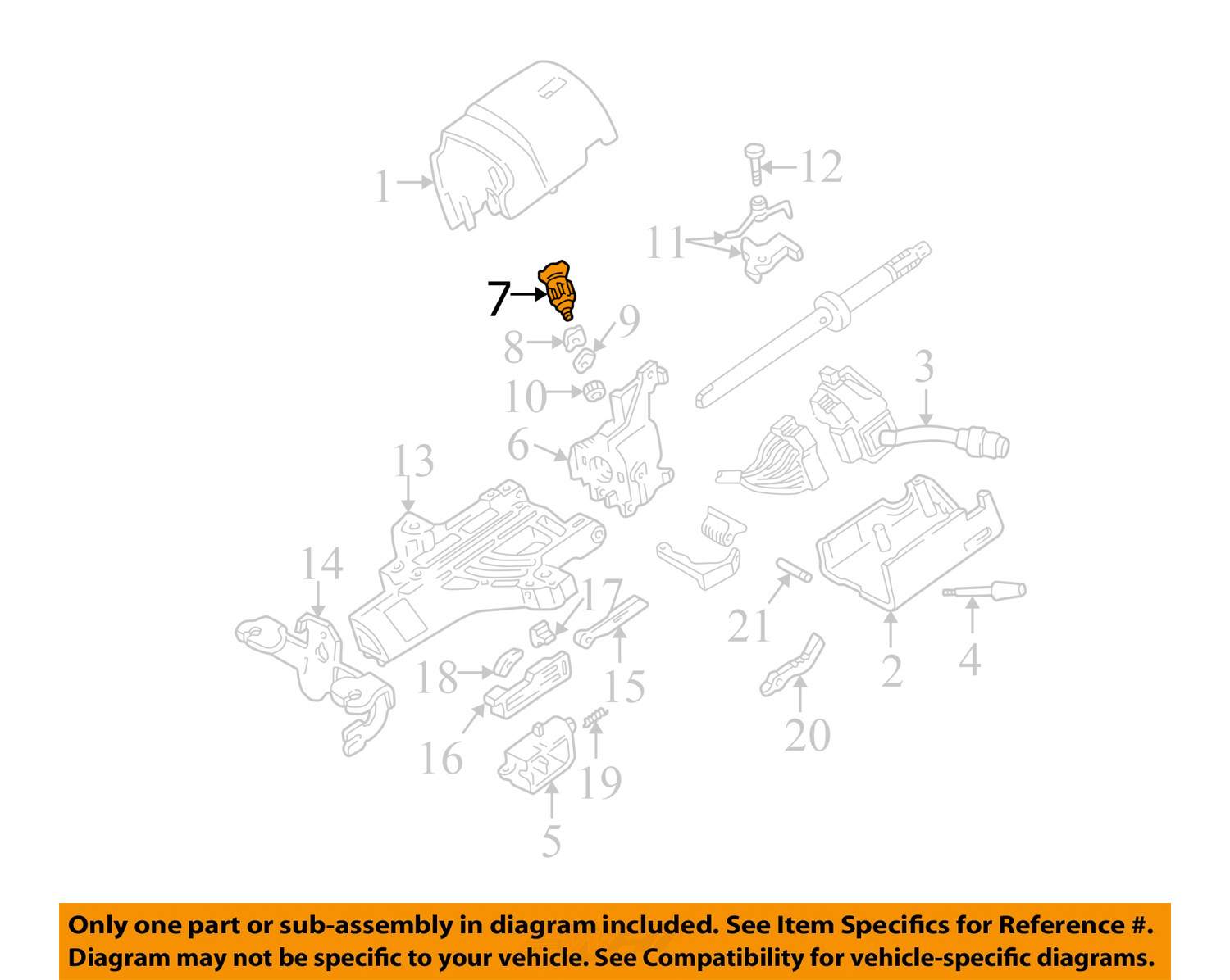 NEW FORD IGNITION SWITCH LOCK CYLINDER WITH 2 FORD OEM LOGO NON - Foto 4