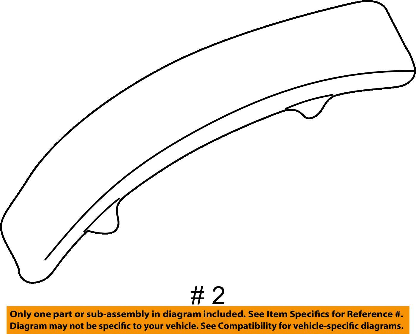 NEW OEM RH ROOF SIDE MOULDING 20022007 FORD F250 F350 F450 F550 SD