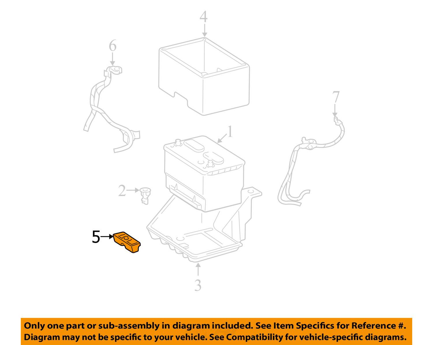 Dodge CHRYSLER OEM Ram 3500 BatteryHold Down Strap Clamp Bracket