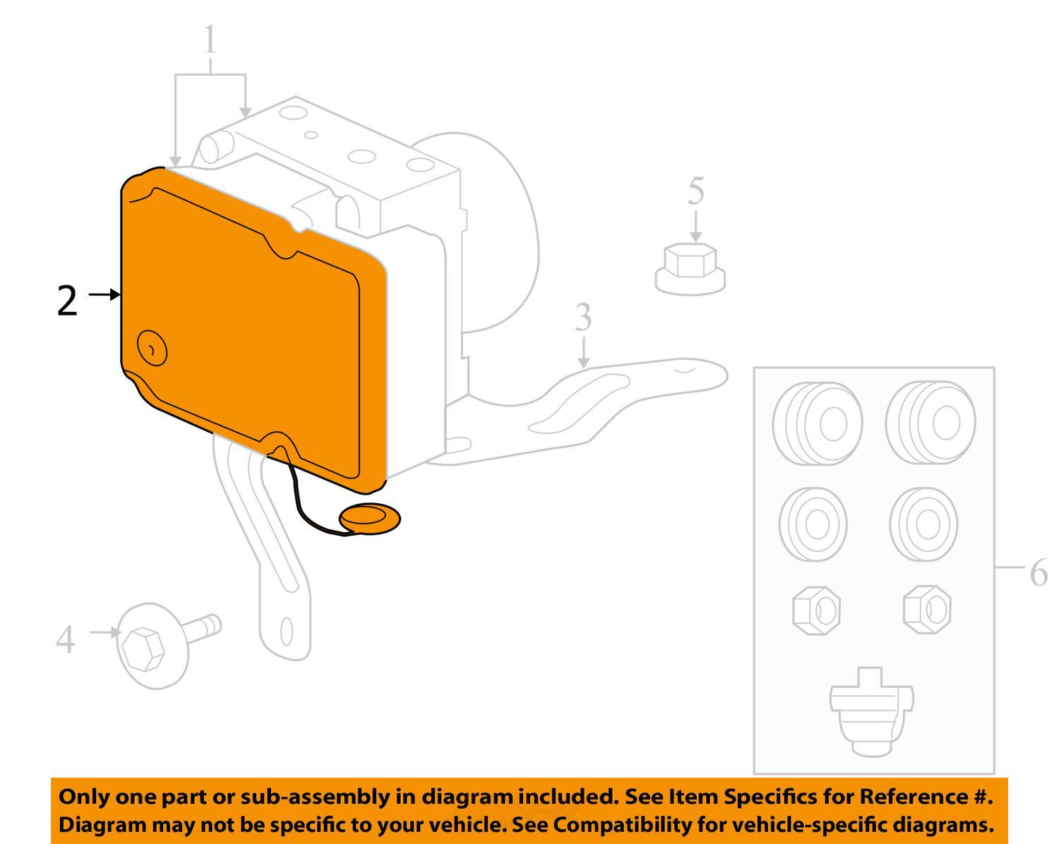 Jeep CHRYSLER OEM Liberty ABS AntiLock Brake SystemControl Module