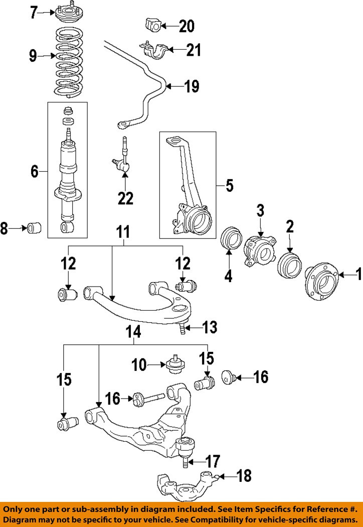 TOYOTA OEM 0915 Front SuspensionShock Absorber 4851009U61 eBay