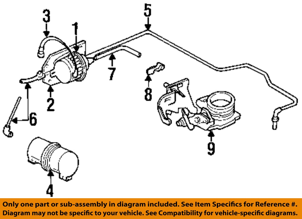 Jeep-CHRYSLER-OEM-92-96-Cherokee-Cruise-Control-Vacuum-...