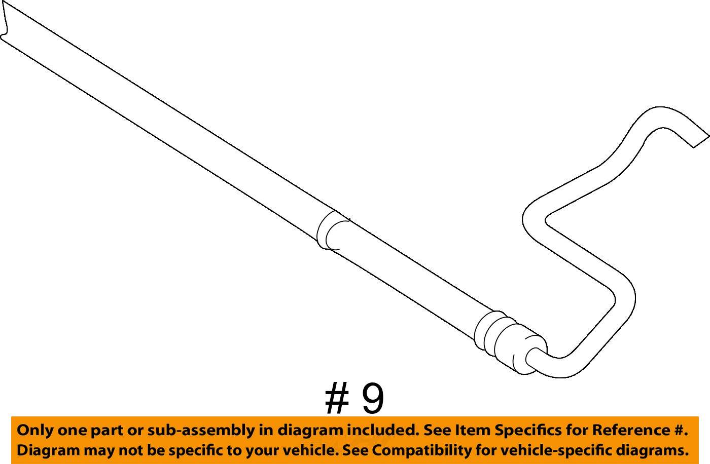 Ford crown victoria power steering hose #8