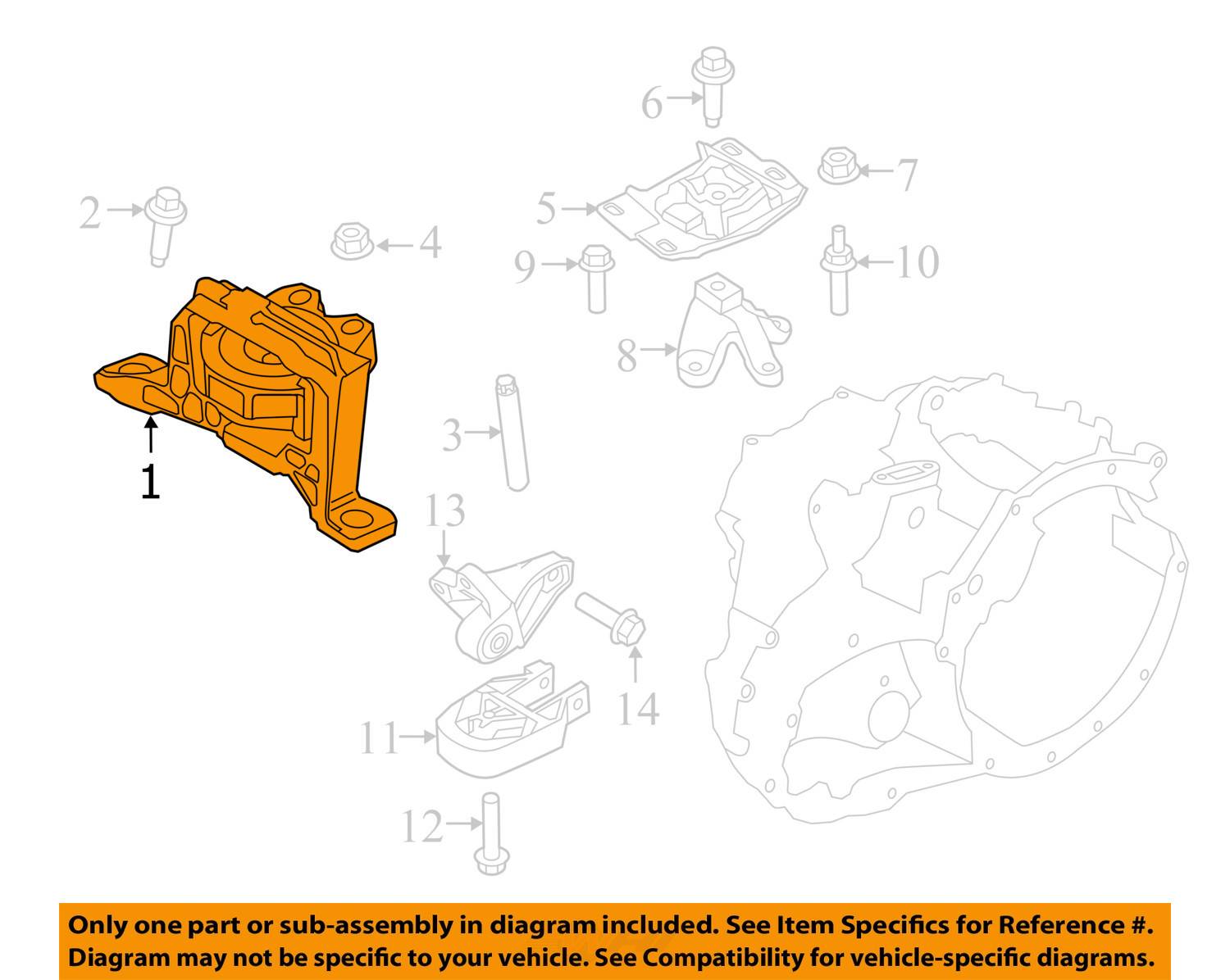 2013 Ford Focus Engine Parts Diagram