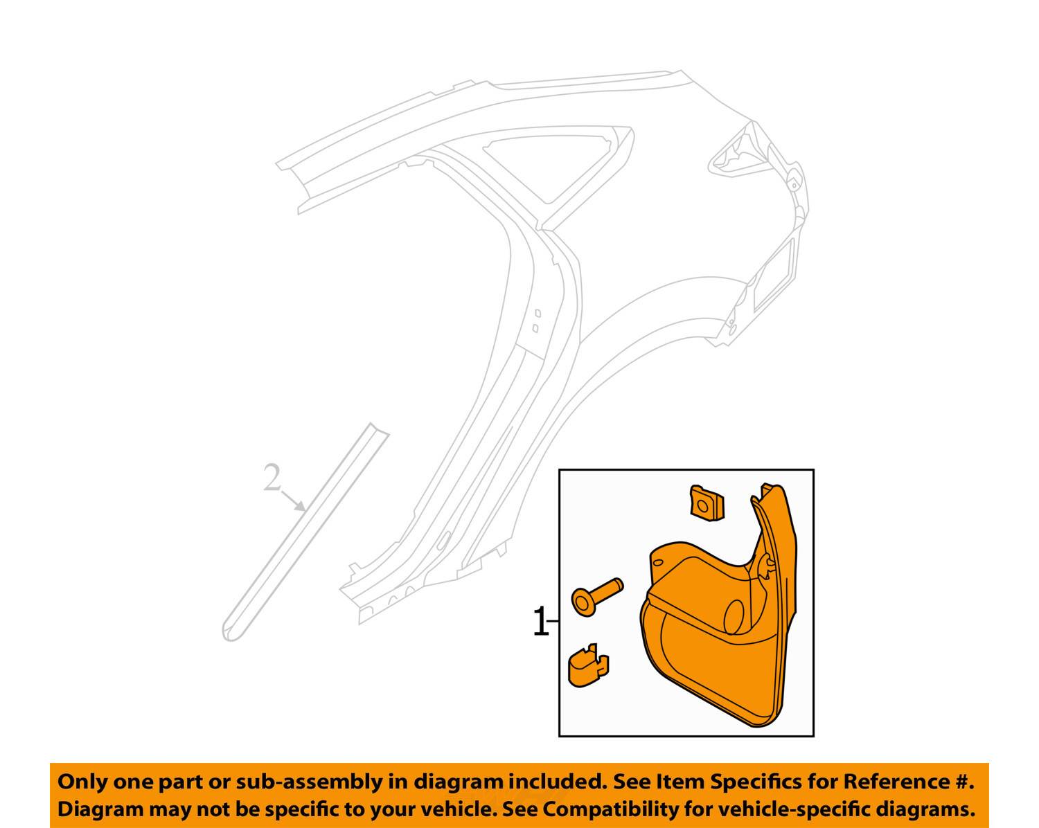 2012 Ford focus molded splash guards #9