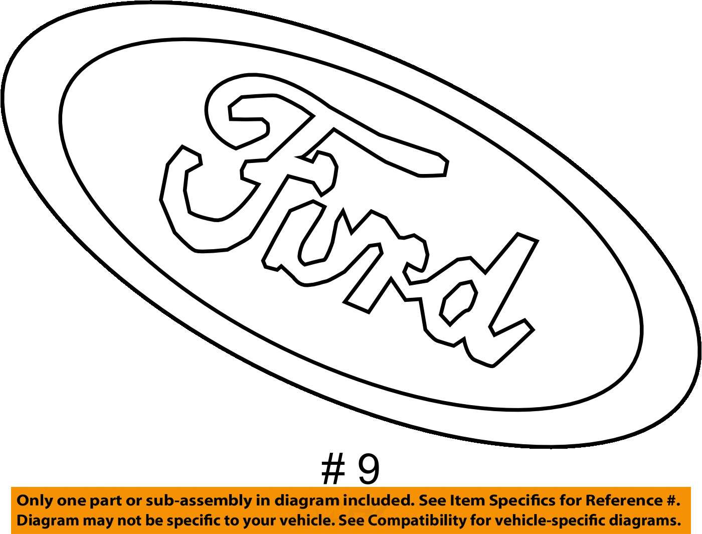 Ford fusion front grill emblem #8