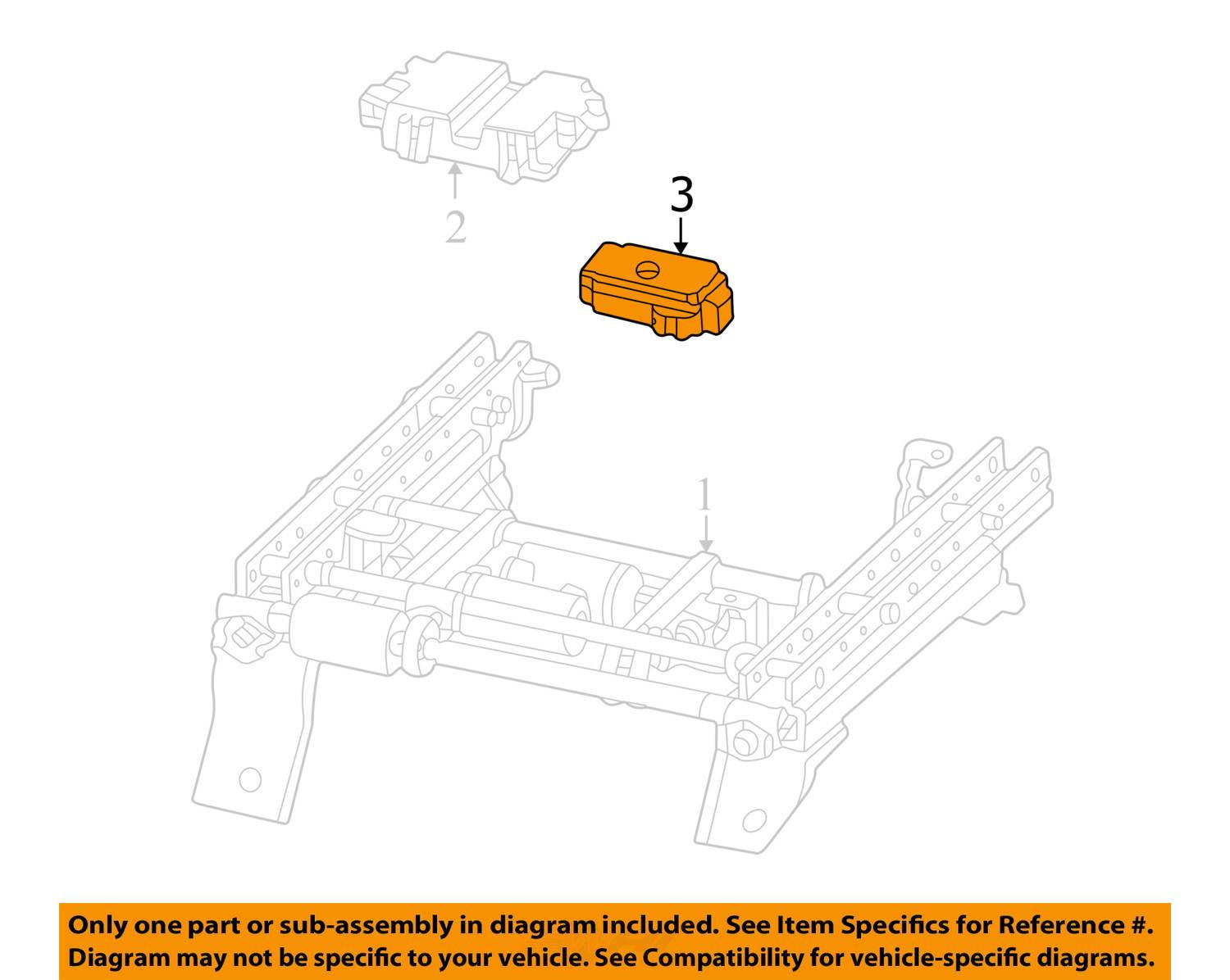 Ford heated seat module #5