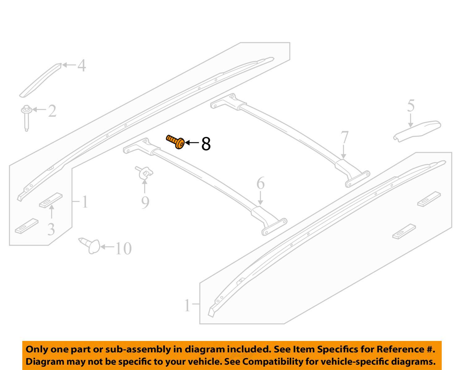 Ford escape oem luggage rack #10