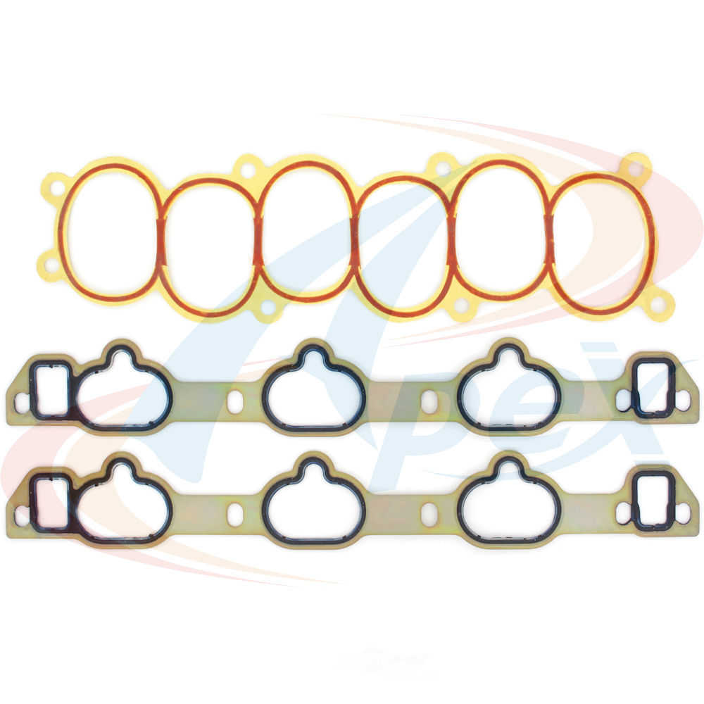 APEX AUTOMOBILE PARTS - Engine Intake Manifold Gasket Set (Lower and Upper) - ABO AMS5290
