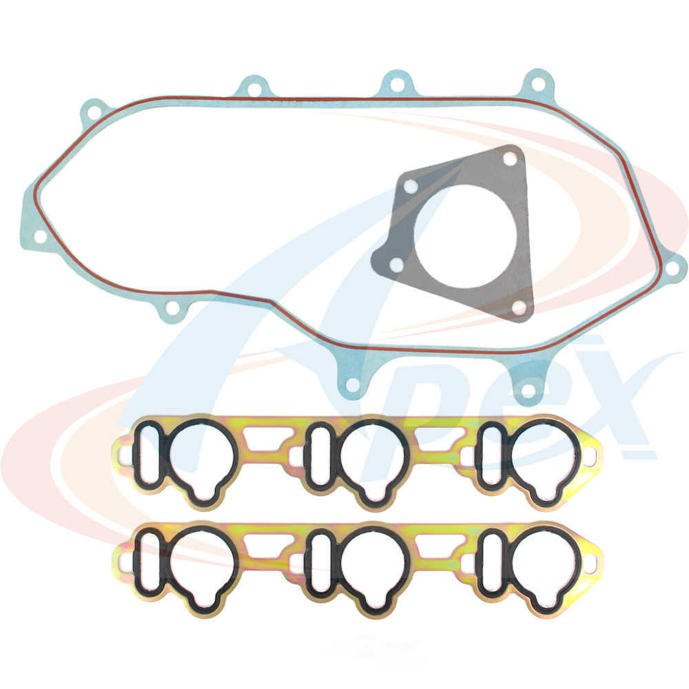 APEX AUTOMOBILE PARTS - Engine Intake Manifold Gasket Set (Lower and Upper) - ABO AMS5373