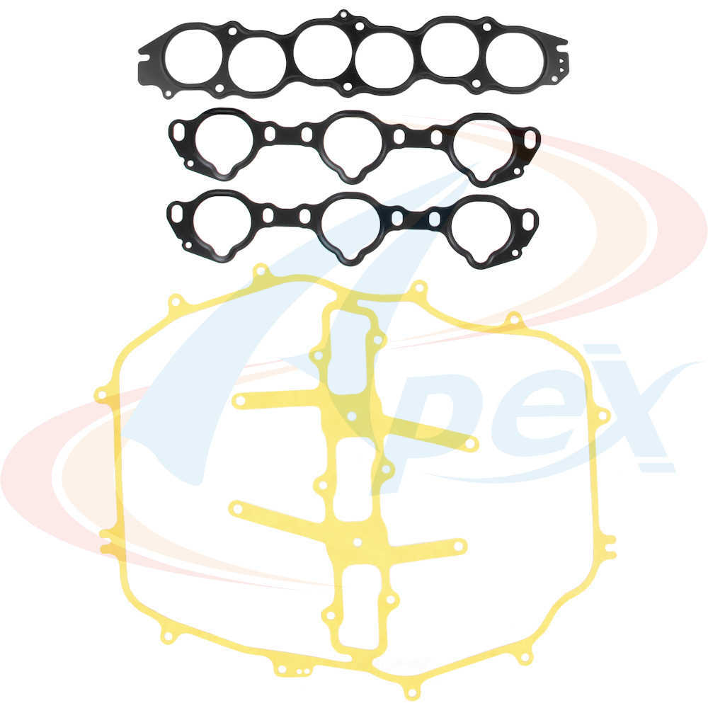 APEX AUTOMOBILE PARTS - Engine Intake Manifold Gasket Set (Lower and Upper) - ABO AMS5541