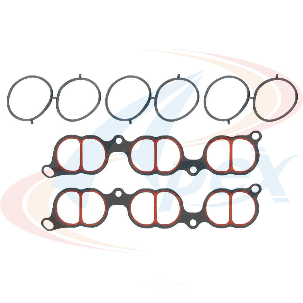 APEX AUTOMOBILE PARTS - Engine Intake Manifold Gasket Set (Lower and Upper) - ABO AMS8800