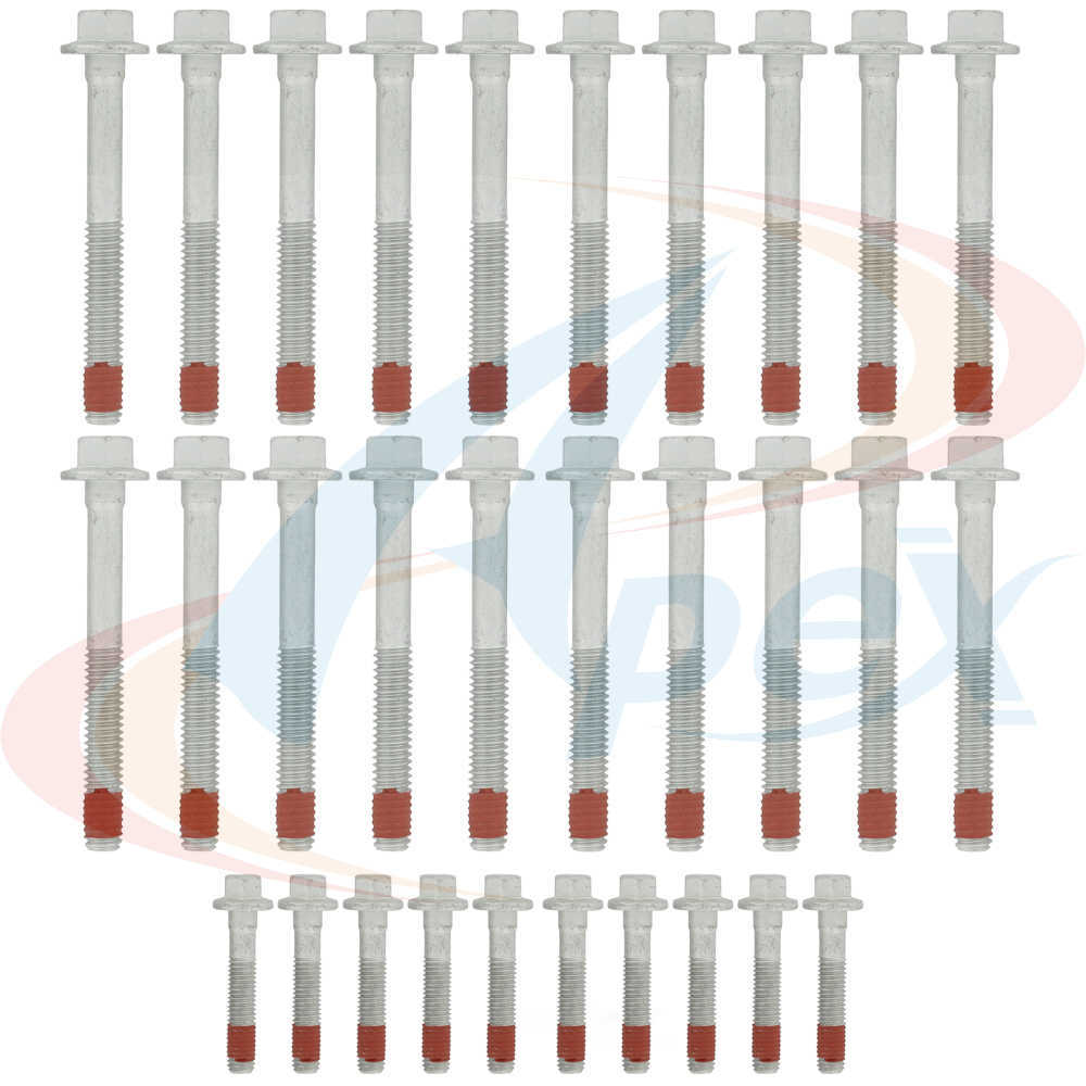 APEX AUTOMOBILE PARTS - Engine Cylinder Head Bolt Set - ABO - ahb390