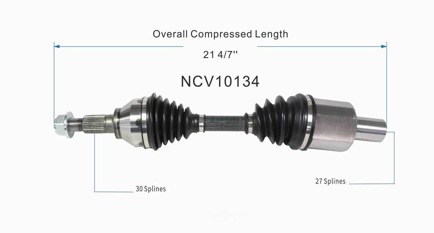 GSP NORTH AMERICA INC. - GSP CV Axle - AD8 NCV10134