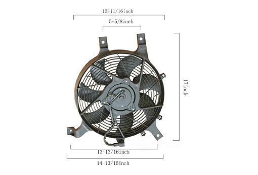 AGILITY AUTO PARTS - A/C Condenser Fan Assembly - ADZ 6029139