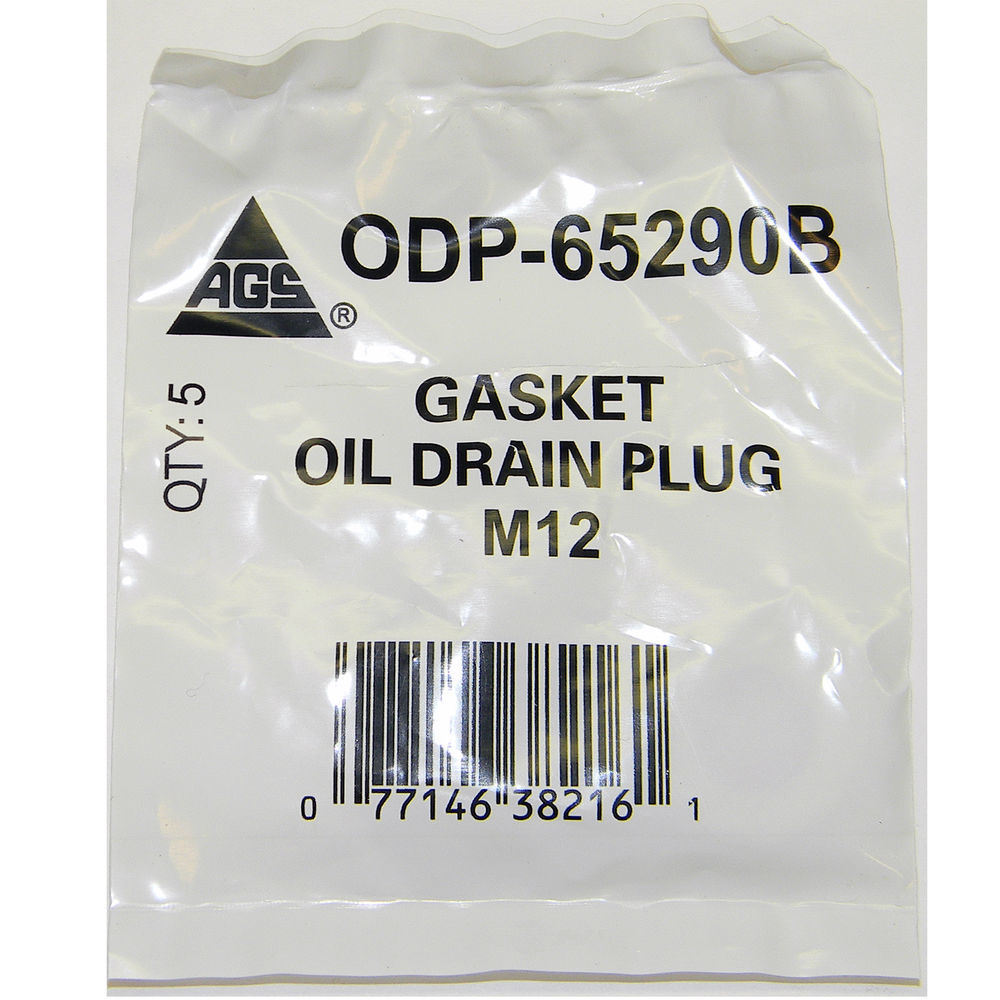 AGS COMPANY - Engine Oil Drain Plug Gasket, Bag - AGS ODP-65290B