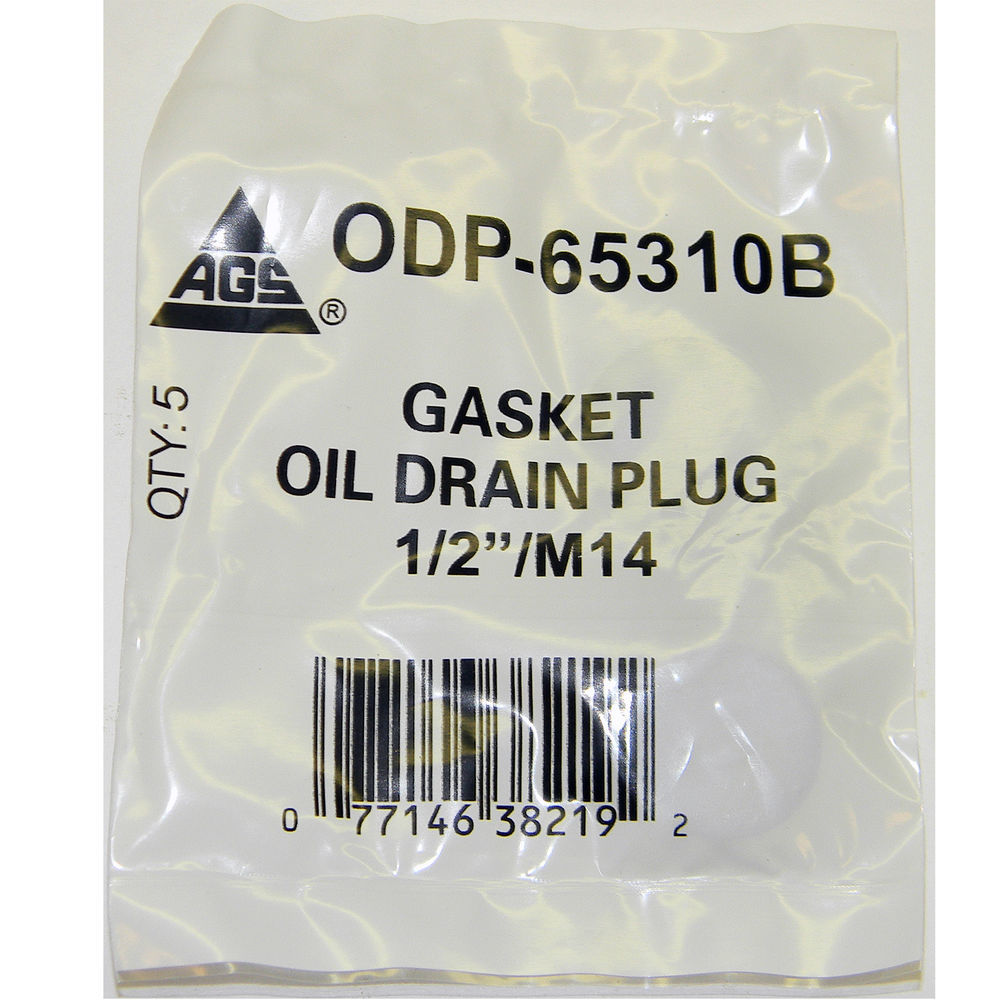 AGS COMPANY - Engine Oil Drain Plug Gasket, Bag - AGS ODP-65310B