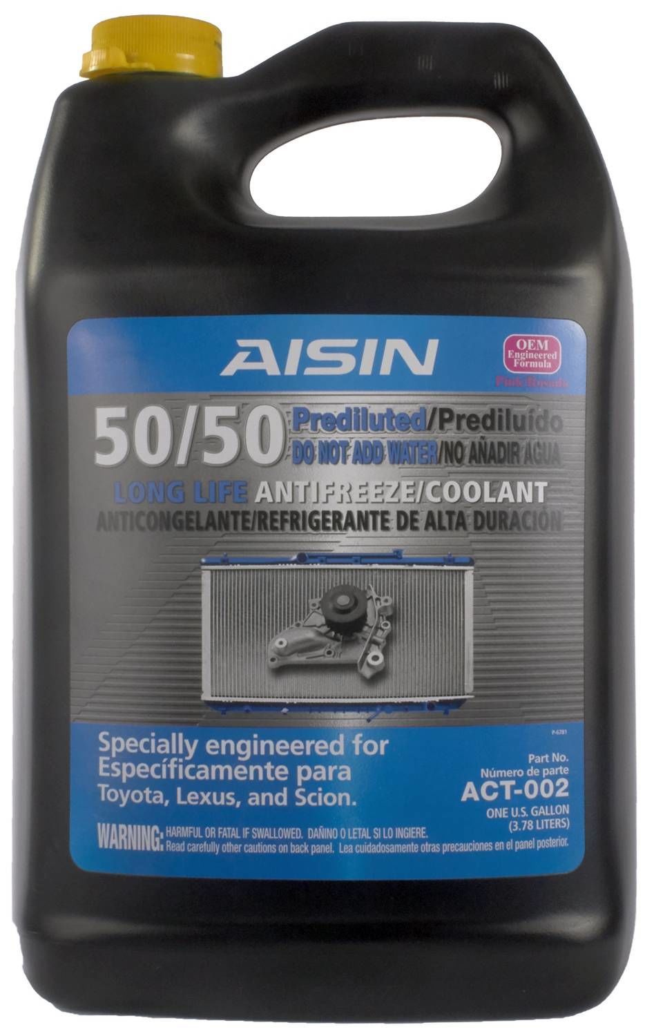 AISIN WORLD CORP. OF AMERICA - AISIN Vehicle Specific Coolant / Antifreeze - AIS ACT-002