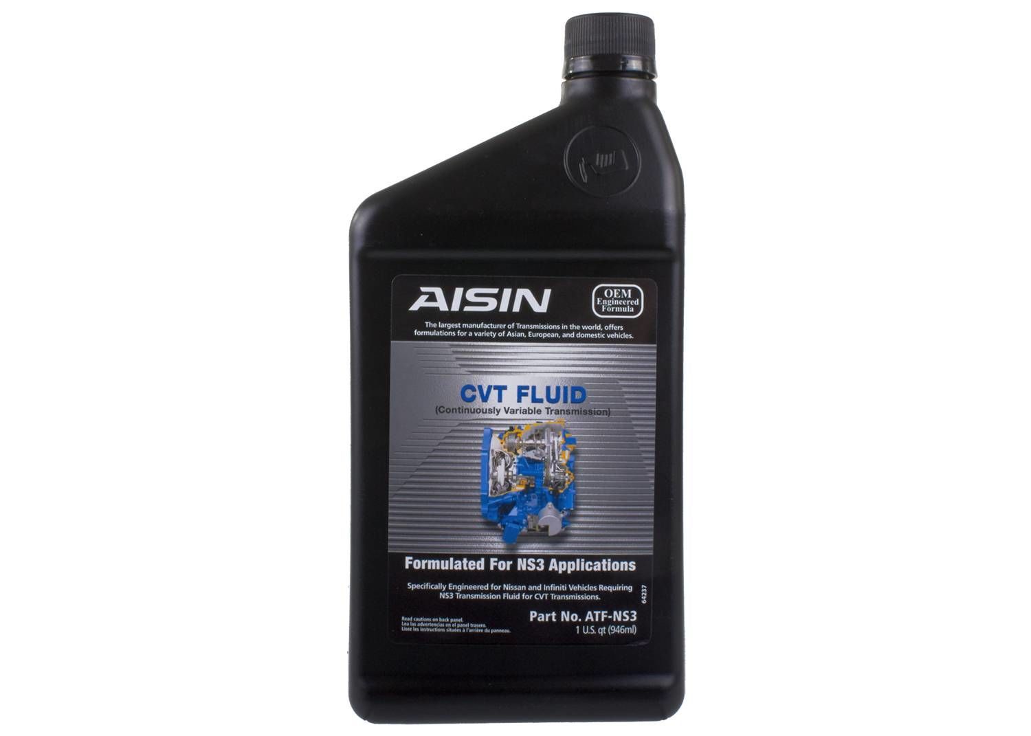 AISIN WORLD CORP. OF AMERICA - AISIN Vehicle Specific CVT Fluid - AIS ATF-NS3