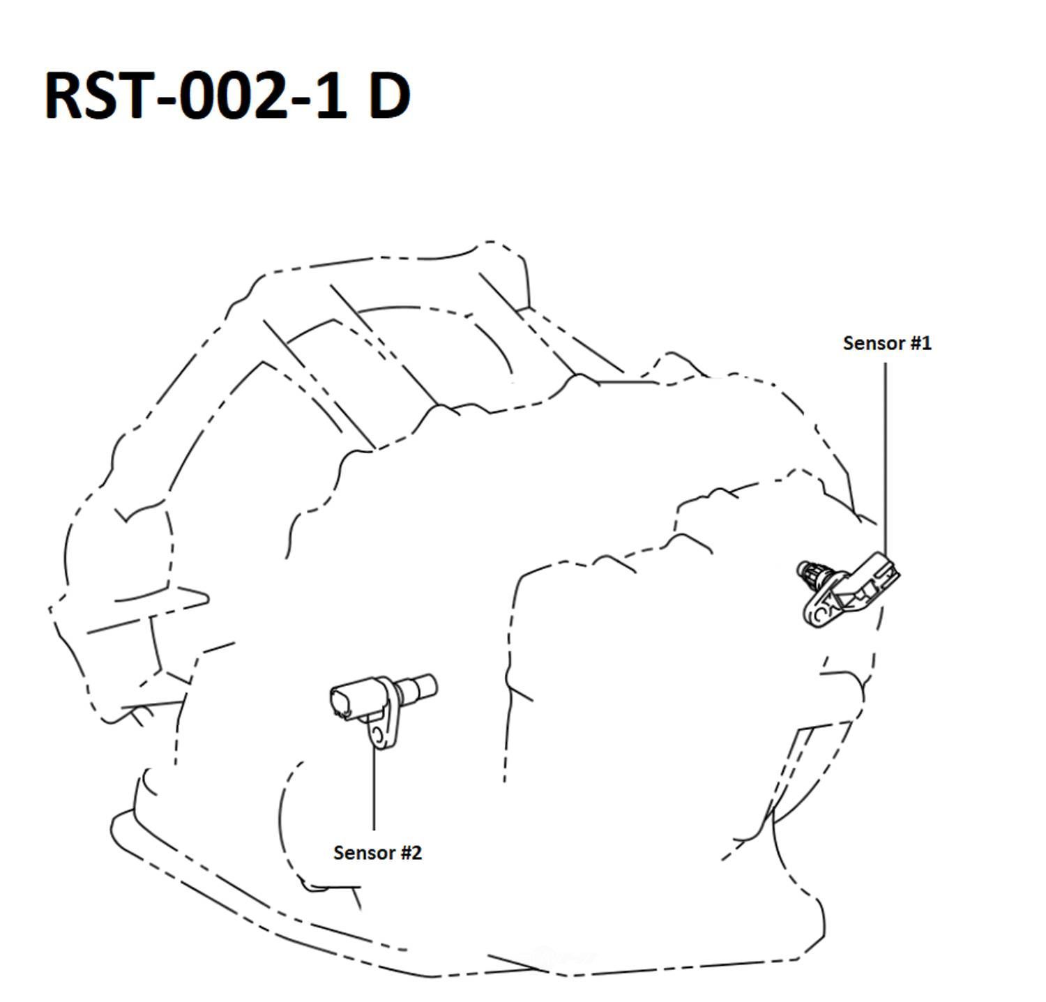 AISIN WORLD CORP OF AMERICA - Automatic Transmission Revolution Sensor - AIS RST-002-1
