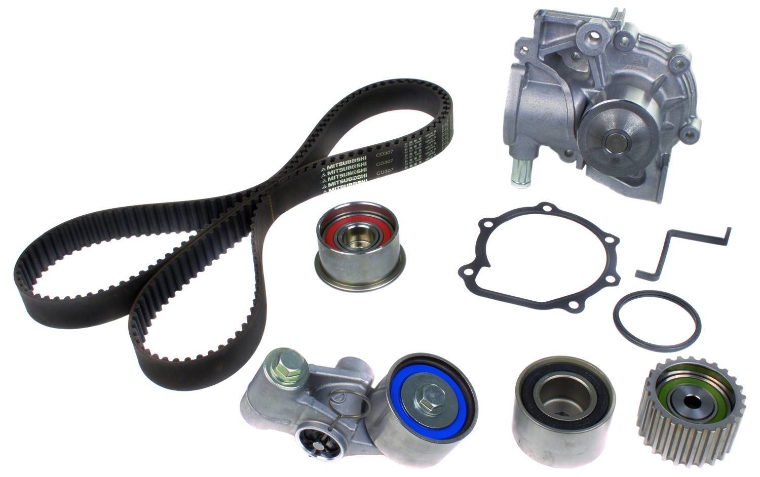 AISIN WORLD CORP OF AMERICA - Engine Timing Belt Kit with Water Pump - AIS TKF-010