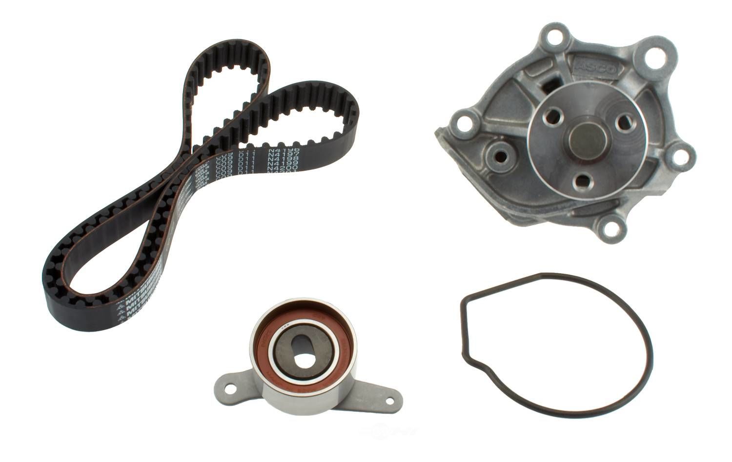 AISIN WORLD CORP OF AMERICA - Engine Timing Belt Component Kit w/Water Pump - AIS TKH-004