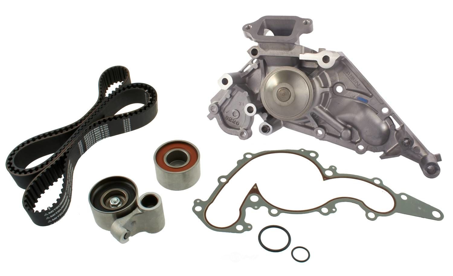 AISIN WORLD CORP OF AMERICA - Engine Timing Belt Kit with Water Pump - AIS TKT-001