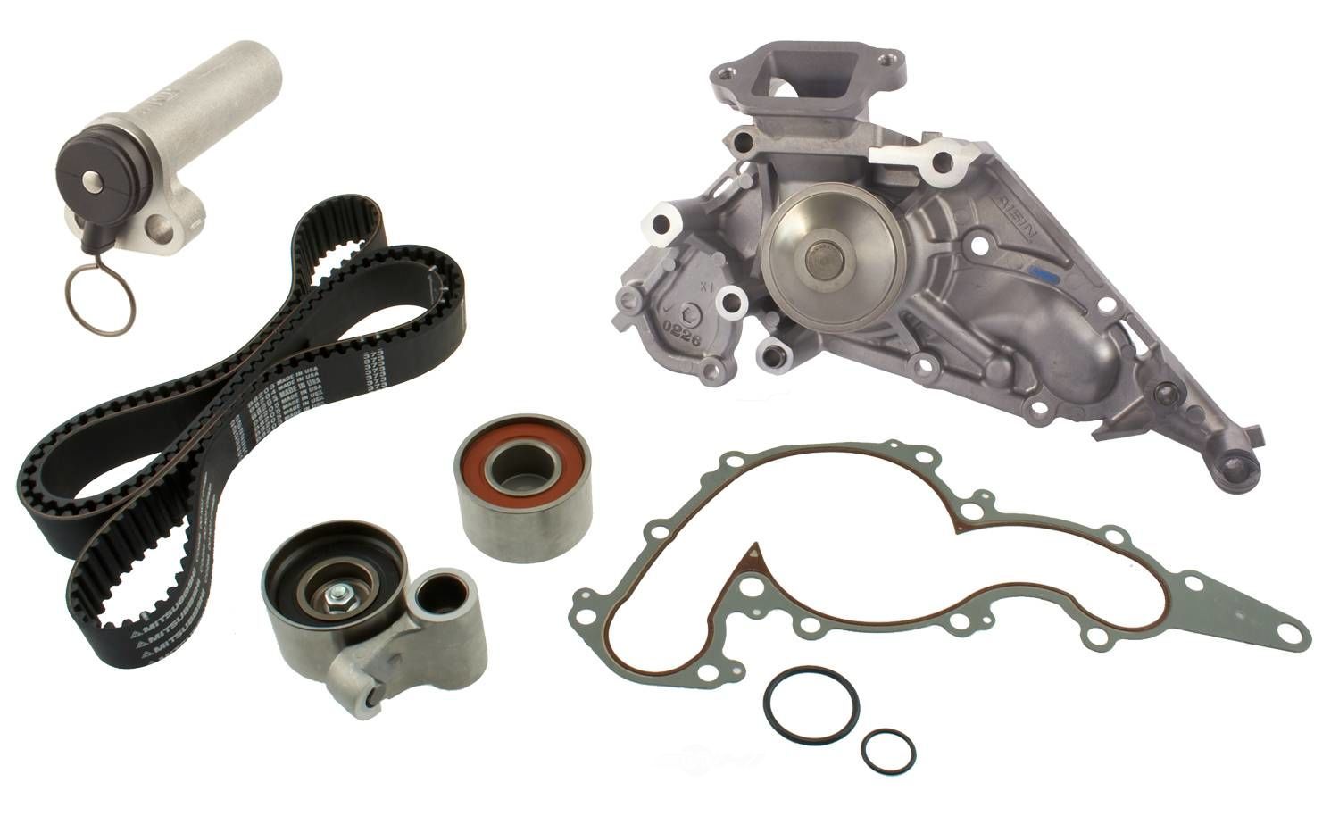 AISIN WORLD CORP. OF AMERICA - Engine Timing Belt Kit with Water Pump - AIS TKT-021