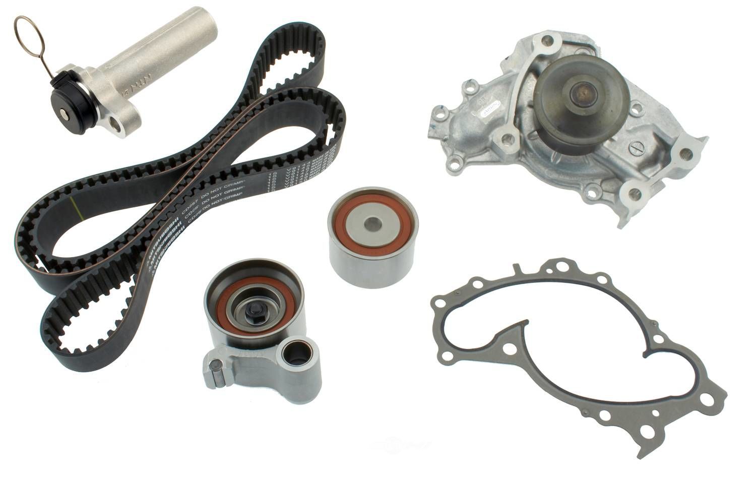 AISIN WORLD CORP OF AMERICA - Engine Timing Belt Component Kit w/Hydraulic Tensioner - AIS TKT-024