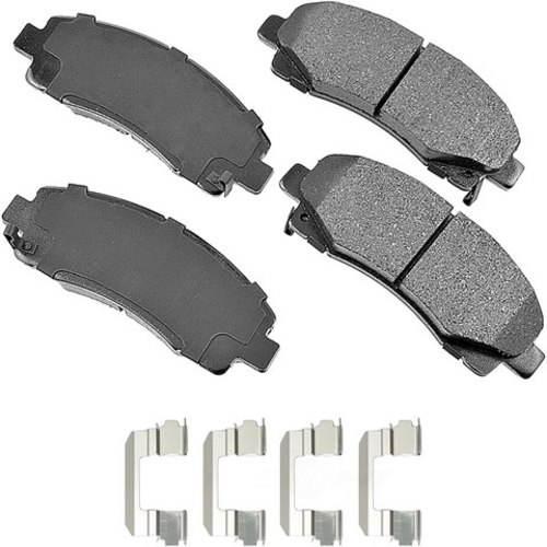 For Acura TL 09-14 Akebono Pro-ACT Ultra-Premium Ceramic Front Disc Brake Pads
