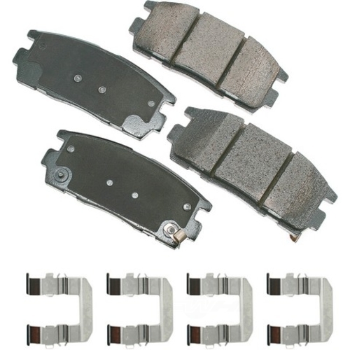 AKEBONO - ProACT Ultra Premium Ceramic Pads (Rear) - AKB ACT1275