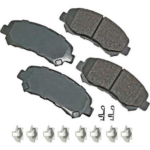 AKEBONO - ProACT Ultra Premium Ceramic Pads (Front) - AKB ACT1338B