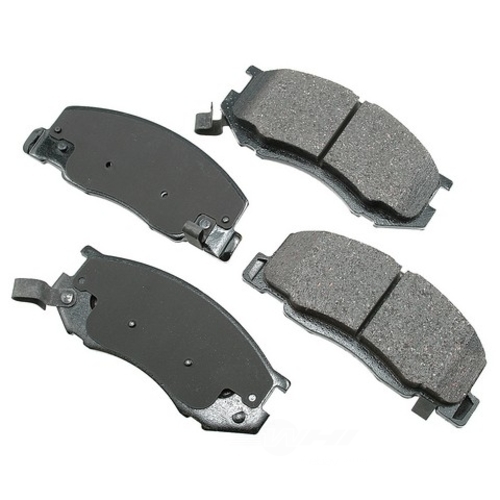 AKEBONO - ProACT Ultra Premium Ceramic Pads ( Without ABS Brakes, With ABS Brakes, Front) - AKB ACT716