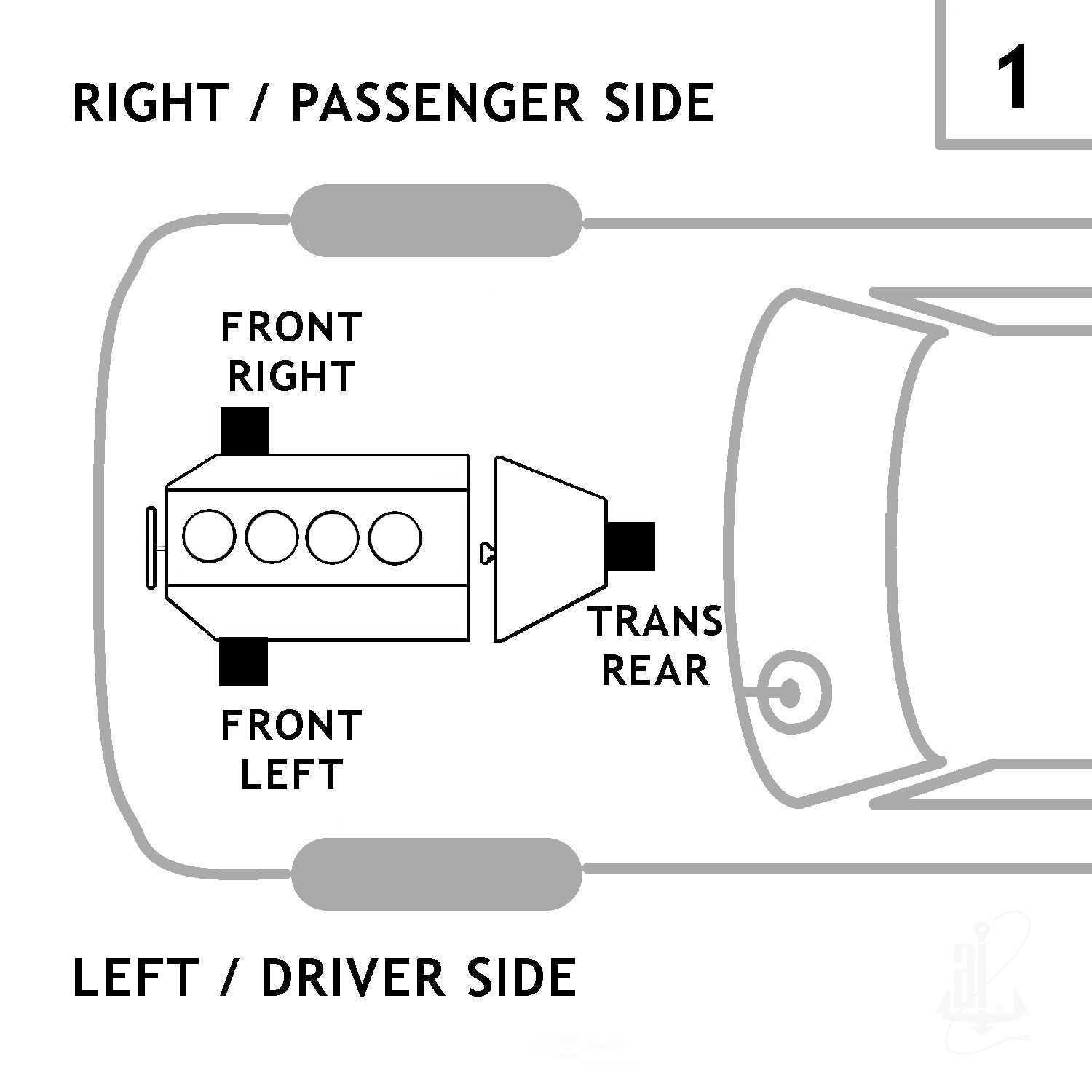 ANCHOR - Engine Mount - ANH - 3313